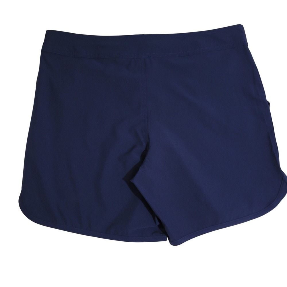 Nautica Board Swim Shorts Women Medium Navy Blue 7" Inseam Pockets Quick Dry NEW - Picture 6 of 14
